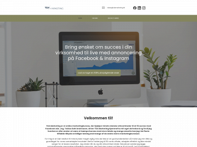 tdamarketing.dk snapshot