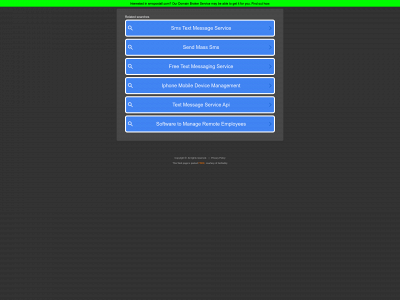 smspostall.com snapshot