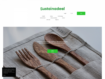sustainadeal.com snapshot