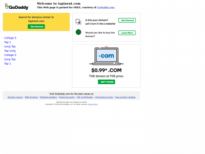 tapinent.com snapshot