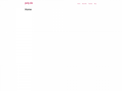 peiy.de snapshot