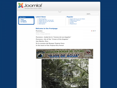 pucacacaperuforest.com snapshot