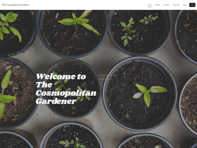 thecosmopolitangardener.com snapshot
