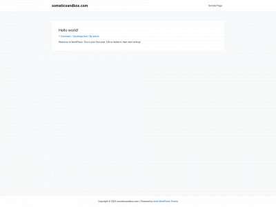 somaticsandbox.com snapshot