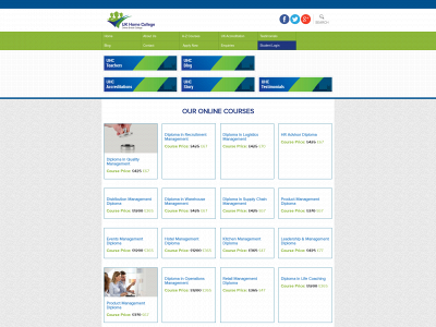 ukhomecollege.org.uk snapshot
