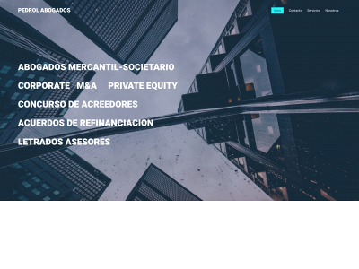 pedrolabogados.es snapshot