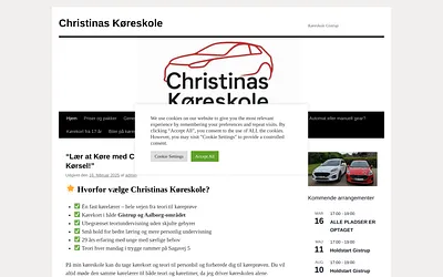 christinaskoereskole.dk snapshot