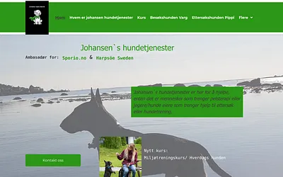 johansen-hundetjenester.no snapshot