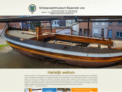 scheepvaartmuseumbaasrode.be snapshot