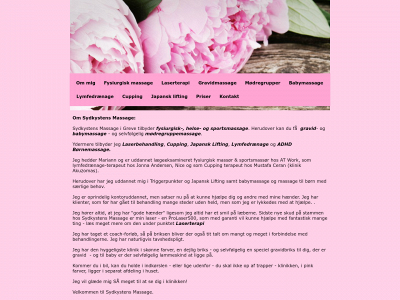 www.sydkystensmassage.dk snapshot