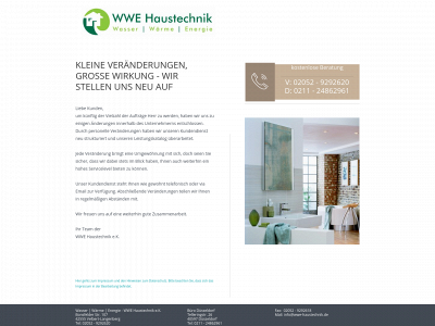 wwe-haustechnik.de snapshot