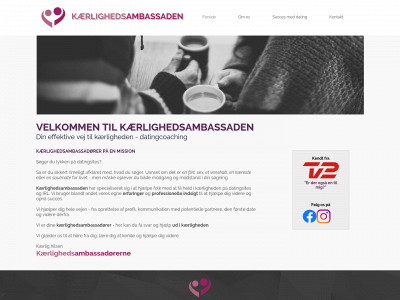 kaerlighedsambassaden.dk snapshot
