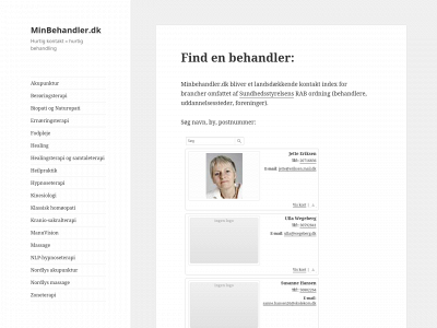 minbehandler.dk snapshot