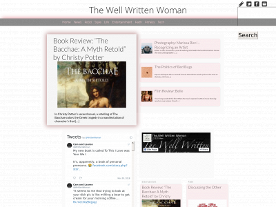 thewellwrittenwoman.com snapshot