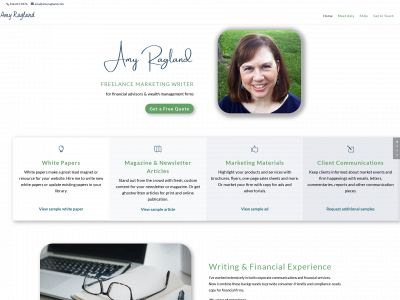 amyragland.com snapshot