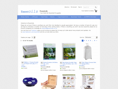 essentoils.co.uk snapshot