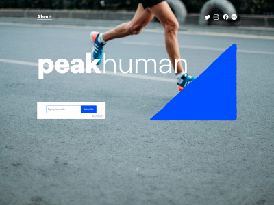 peakhuman.com snapshot