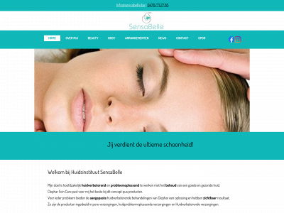 sensabelle.be snapshot