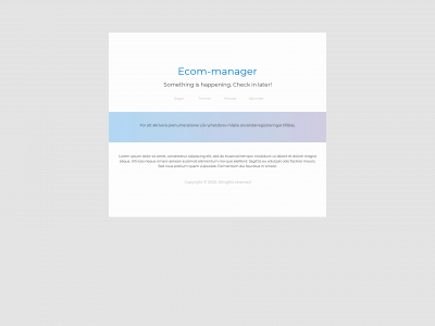 ecom-manager.nu snapshot