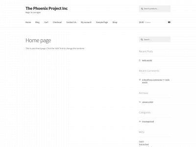 phoenixprojectinc.com snapshot