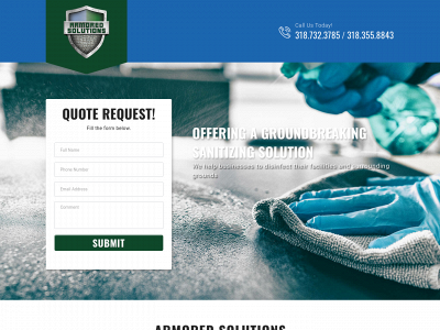 myarmoredsolutions.com snapshot