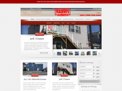 harrisrealestate.com snapshot