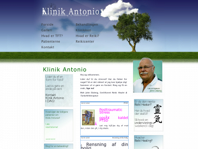 klinikantonio.dk snapshot