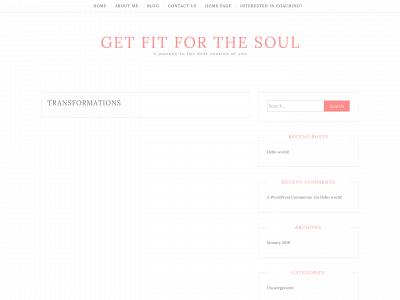 getfitforthesoul.com snapshot