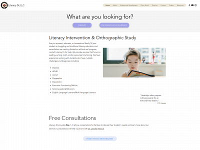 theliteracydr.com snapshot