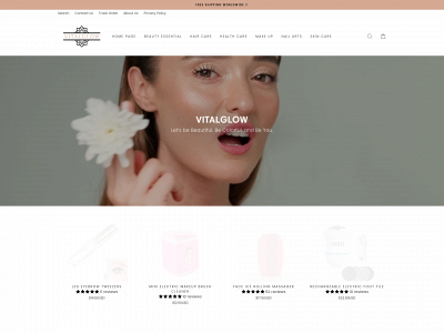 vitalglow.org snapshot