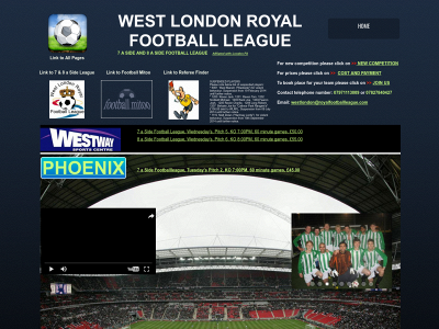royalfootballleague.com snapshot