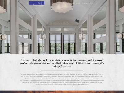 colliercustomhomes.com snapshot