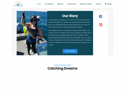 catchingdreamscharters.com snapshot