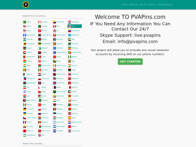 pvapins.com snapshot