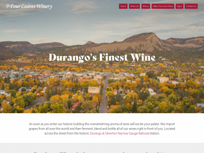 fourleaveswinery.com snapshot