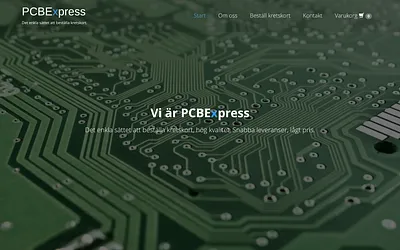 pcbexpress.se snapshot