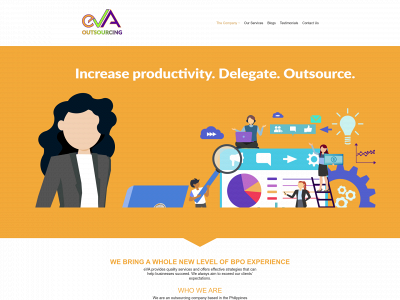 evaoutsourcing.com snapshot