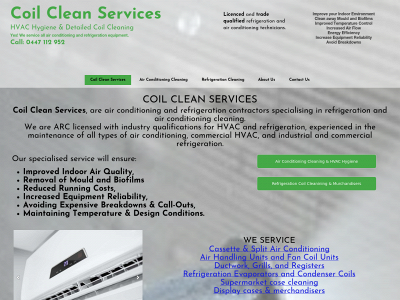 coilcleanservices.com snapshot