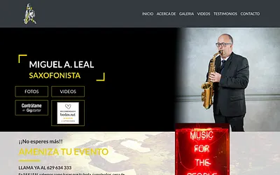 saxofonistasaxleal.com snapshot