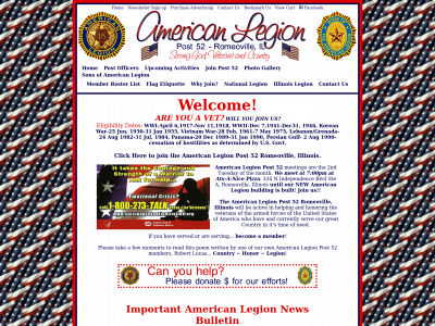americanlegion52.com snapshot