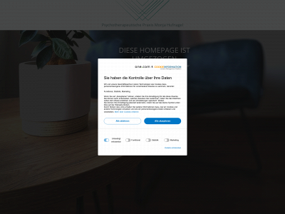 psychotherapie-hufnagel.de snapshot