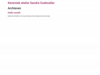 sandraoudenaller.com snapshot