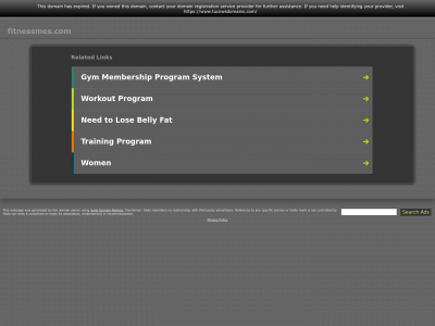 fitnessmes.com snapshot