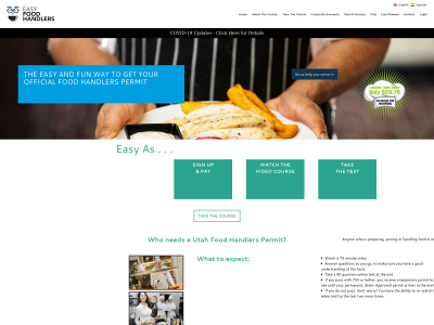 easyfoodhandlers.com snapshot