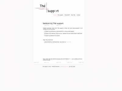 thesupport.nl snapshot