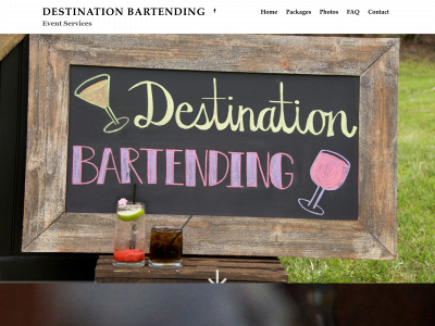 destinationbartending.com snapshot