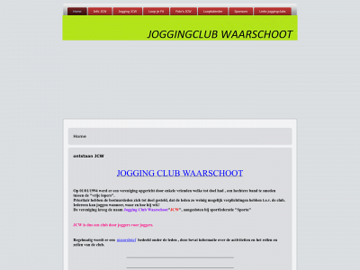 joggingclubwaarschoot.be snapshot