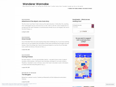 wandererwannabe.com snapshot