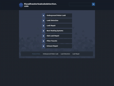 riyadhwaterleaksdedetection.com snapshot