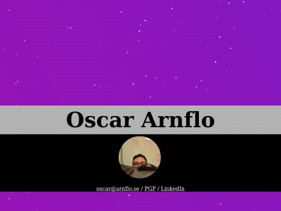 arnflo.se snapshot